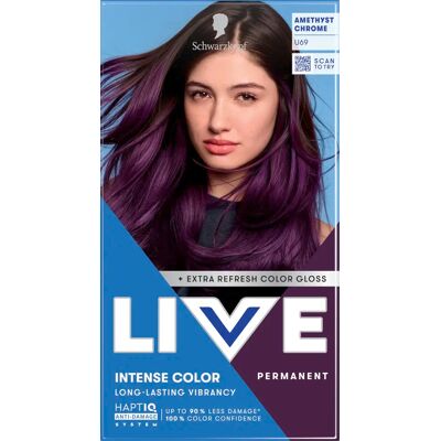 Schwarzkopf LIVE Intense Color U69 Amethyst Chrome Schwarzkopf LIVE Intense Color U69 Amethyst Chrome