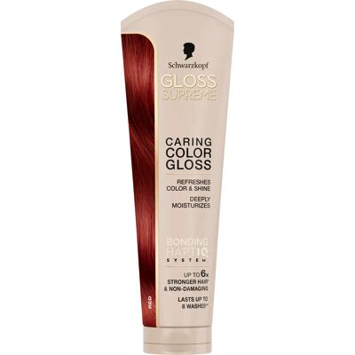 Schwarzkopf Gloss Supreme Caring Color Gloss 145 ml Red Schwarzkopf Gloss Supreme Caring Color Gloss 145 ml Red