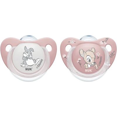 Nuk Rosa Disney Bambi Silikon Flaskor - 0-6 Månader Nuk Rosa Disney Bambi Silikon Flaskor - 0-6 Månader