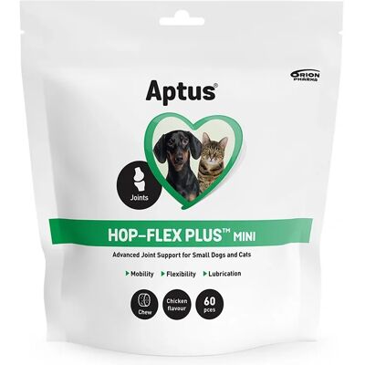 Aptus Hop-Flex Plus Mini - Stöder rörlighet och ledhälsa - Husdjurssupplement Aptus Hop-Flex Plus Mini - Stöder rörlighet och ledhälsa - Husdjurssupplement
