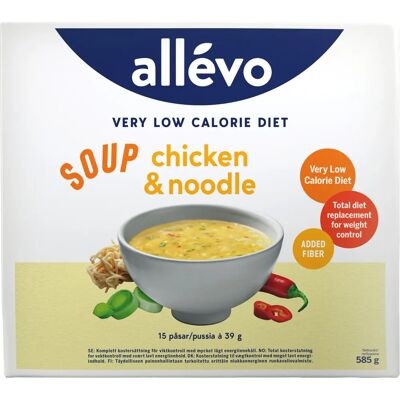 Allévo Kyckling- och nudelsoppa VLCD - Viktkontroll Allévo Kyckling- och nudelsoppa VLCD - Viktkontroll