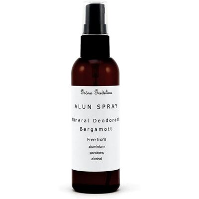Gröna Gredelina Alunspray Saltdeo Bergamott 120 ml Gröna Gredelina Alunspray Saltdeo Bergamott 120 ml