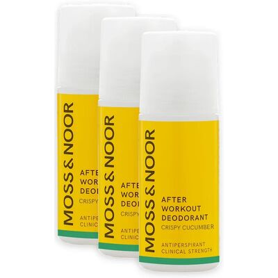 Moss & Noor After Workout Deodorant Crispy Cucumber 3-pack Moss & Noor After Workout Deodorant Crispy Cucumber 3-pack