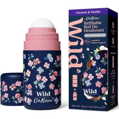 Wild Roll On Antiperspirant Marble Case Coconut Vanilla 50 ml Wild Roll On Antiperspirant Marble Case Coconut Vanilla 50 ml