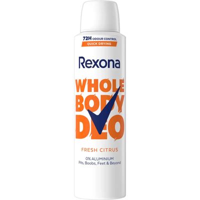 Rexona Whole Body Deo Fresh Citrus Spray 150 ml Rexona Whole Body Deo Fresh Citrus Spray 150 ml