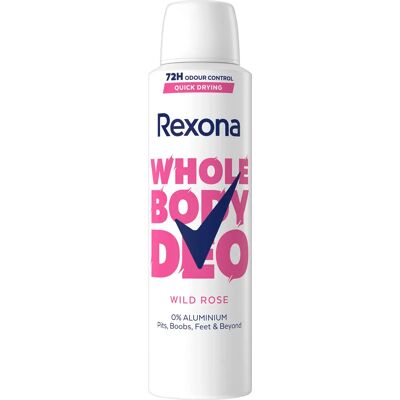 Rexona Whole Body Deo Wild Rose Spray 150 ml Rexona Whole Body Deo Wild Rose Spray 150 ml