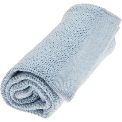 Vinter & Bloom Organisk blå babyfilt - Babyfilt Vinter & Bloom Organisk blå babyfilt - Babyfilt