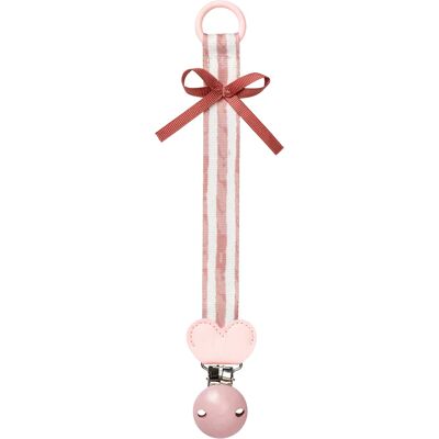Elodie Details Elodie Pacifier Clip Wood Candy Stripes Elodie Details Elodie Pacifier Clip Wood Candy Stripes