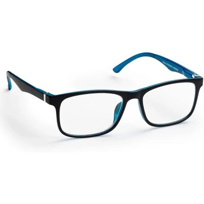 Haga Optik Lix Läsglasögon Stockholm Matt Black Blue +2,0 Haga Optik Lix Läsglasögon Stockholm Matt Black Blue +2,0