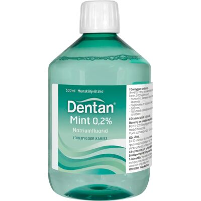 Dentan Mint munskölj 0,2 % 500 ml Dentan Mint munskölj 0,2 % 500 ml