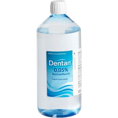 Dentan munskölj 0,05 % 1000 ml Dentan munskölj 0,05 % 1000 ml