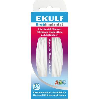 EKULF tandtråd för broar & implantat - Effektiv munvård EKULF tandtråd för broar & implantat - Effektiv munvård