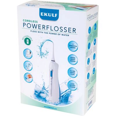Ekulf Trådlös Powerflosser - Elektrisk vattentråd Ekulf Trådlös Powerflosser - Elektrisk vattentråd