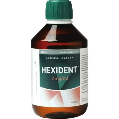 Hexident munsköljvätska 2mg/ml Hexident munsköljvätska 2mg/ml