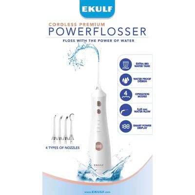 Ekulf PowerFlosser Premium White Ekulf PowerFlosser Premium White