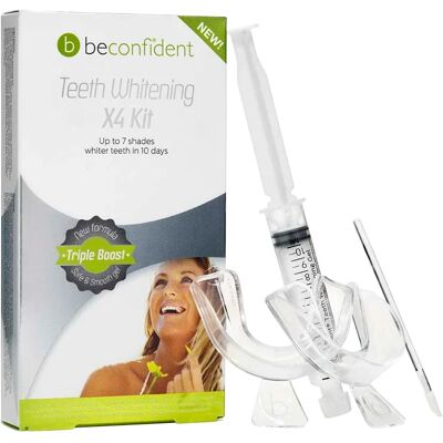 Beconfident Teeth Whitening X4 Kit 10 ml Beconfident Teeth Whitening X4 Kit 10 ml