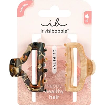 Invisibobble Clipstar M Golden Roar 2 st Invisibobble Clipstar M Golden Roar 2 st