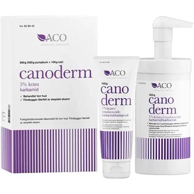 Canoderm Kräm 5%, 500 g + 100 g Canoderm Kräm 5%, 500 g + 100 g