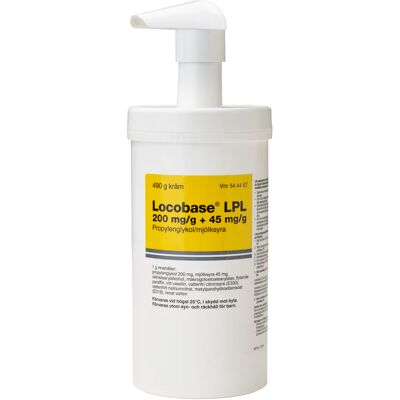 Locobase LPL Kräm 200mg/g+45mg/g 490 g Locobase LPL Kräm 200mg/g+45mg/g 490 g