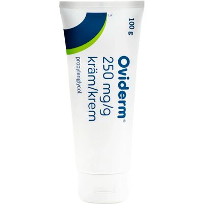 Oviderm Kräm 250mg/g Tub 100g Oviderm Kräm 250mg/g Tub 100g