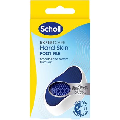 Scholl Nano Fotfil X6 - Hårdhud, Ergonomisk Design Scholl Nano Fotfil X6 - Hårdhud, Ergonomisk Design