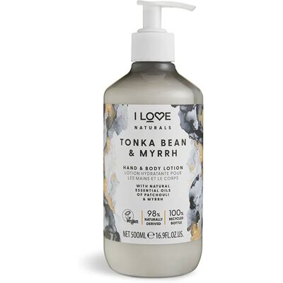 I Love... I Love, Naturals Collection, Vegan, Moisturizing & Softening, Tonka Bean & Myrrh - Lotion I Love... I Love, Naturals Collection, Vegan, Moisturizing & Softening, Tonka Bean & Myrrh - Lotion