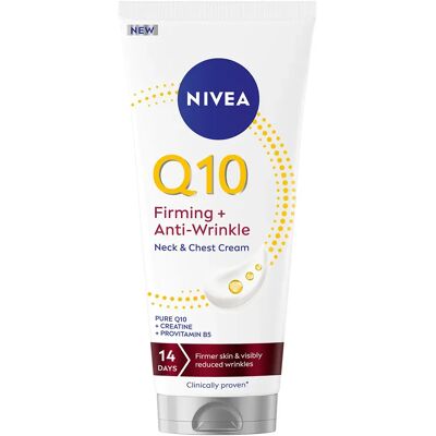 Nivea Q10 Firming+ Anti-wrinkle Neck & Chest Cream 200 ml Nivea Q10 Firming+ Anti-wrinkle Neck & Chest Cream 200 ml