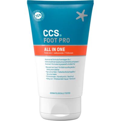 CCS Foot Pro All In One Fotkräm - Torr hud, spruckna hälar CCS Foot Pro All In One Fotkräm - Torr hud, spruckna hälar