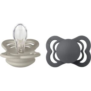 BIBS Supreme Silicone Sand/Iron 2-pack Size 1