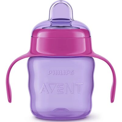 Philips Avent Easy Sip Pipmugg 6 mån+ Lila/Rosa 200 ml Philips Avent Easy Sip Pipmugg 6 mån+ Lila/Rosa 200 ml