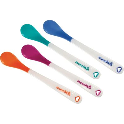 Munchkin White Hot Safety Spoons Barnsked 4-pack Munchkin White Hot Safety Spoons Barnsked 4-pack