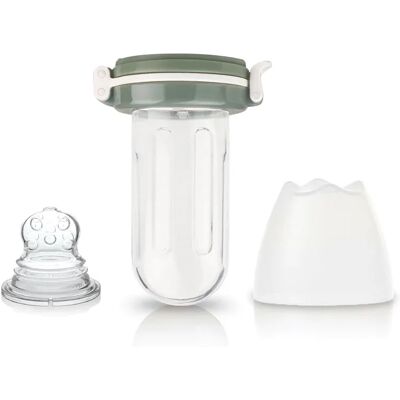 Kidsme Food Feeder med Sked Grey Kidsme Food Feeder med Sked Grey