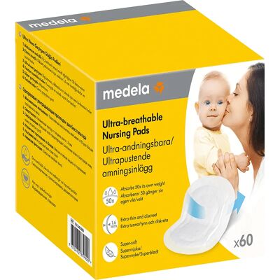 Medela Ultra-andningsbara amningsinlägg 60st Medela Ultra-andningsbara amningsinlägg 60st