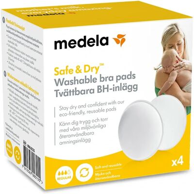 Medela BH-inlägg, tvättbara 4-pack Medela BH-inlägg, tvättbara 4-pack