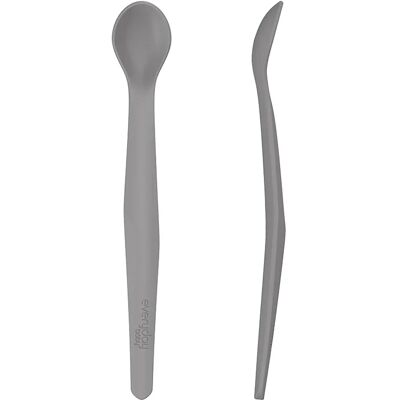 Everyday Baby Sked Silikon med Metallkärna Quiet Grey 2-pack Everyday Baby Sked Silikon med Metallkärna Quiet Grey 2-pack