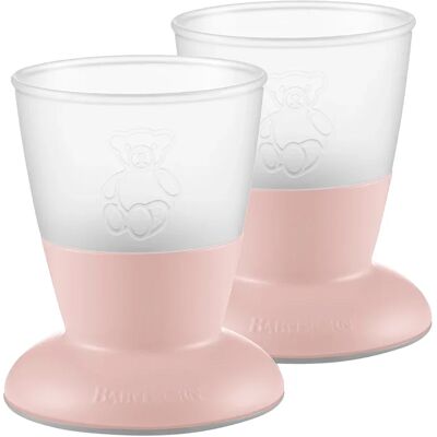 BabyBjörn Barnglas Blekrosa 2-pack BabyBjörn Barnglas Blekrosa 2-pack