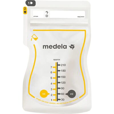 Medela Easy Pour Bröstmjölksförvaringspåsar - 25 st Medela Easy Pour Bröstmjölksförvaringspåsar - 25 st