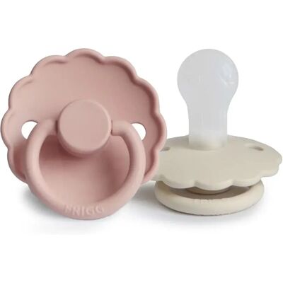 FRIGG Daisy Silicone 2-Pack Blush/Cream Size 1 FRIGG Daisy Silicone 2-Pack Blush/Cream Size 1