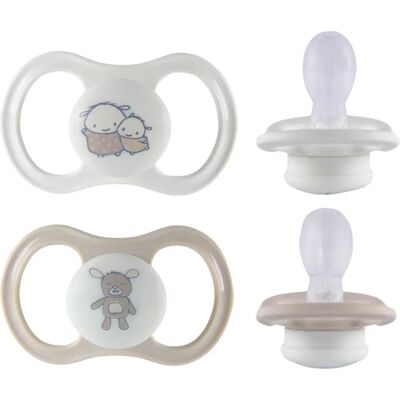 ESSKA Happy Glow 4+m Silikon Beige 2-pack ESSKA Happy Glow 4+m Silikon Beige 2-pack