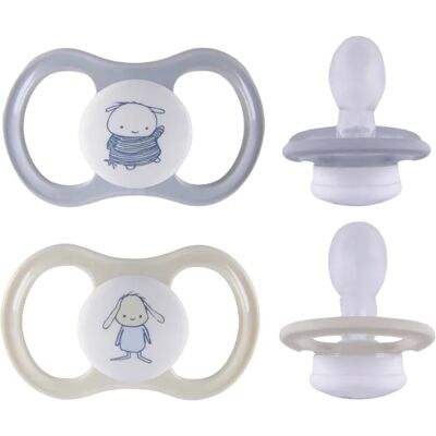 ESSKA Happy 4+m Silikon Beige 2-pack ESSKA Happy 4+m Silikon Beige 2-pack