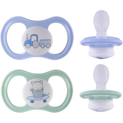 ESSKA Happy 4+m Silikon Blå 2-pack ESSKA Happy 4+m Silikon Blå 2-pack