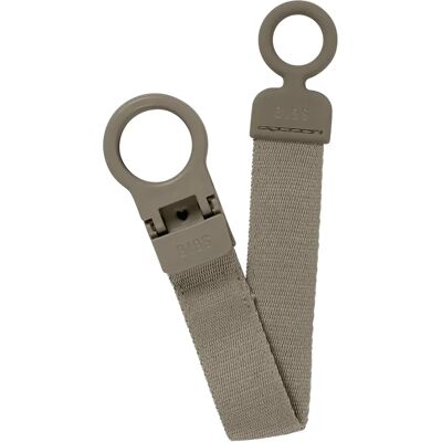 BIBS Pacifier Clip Loop Dark Oak BIBS Pacifier Clip Loop Dark Oak