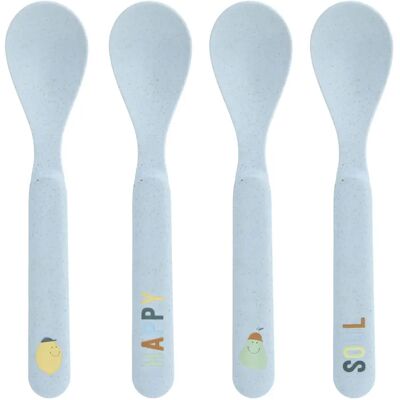 LÄSSIG Spoon Set Children Happy Fruits Lemon LÄSSIG Spoon Set Children Happy Fruits Lemon