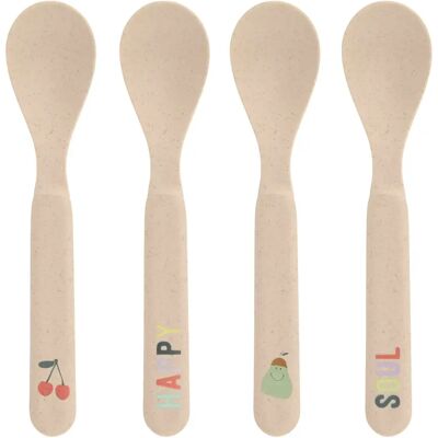 LÄSSIG Spoon Set Children Happy Fruits Cherry LÄSSIG Spoon Set Children Happy Fruits Cherry
