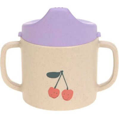 LÄSSIG Sippy Cup Happy Fruits Cherry LÄSSIG Sippy Cup Happy Fruits Cherry