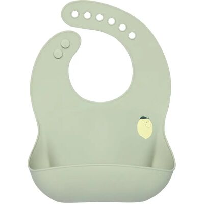 LÄSSIG Silicone Bib Happy Fruits Cherry Lemon LÄSSIG Silicone Bib Happy Fruits Cherry Lemon
