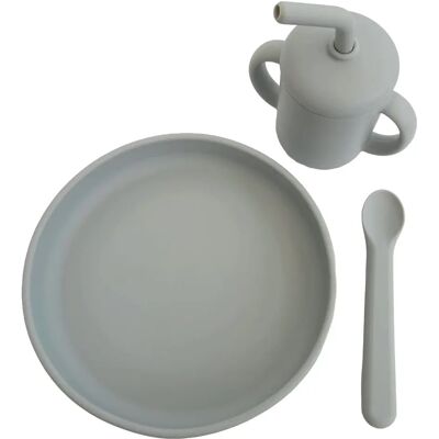 Summerville Organic Matset 3 delar Silver Grey Summerville Organic Matset 3 delar Silver Grey