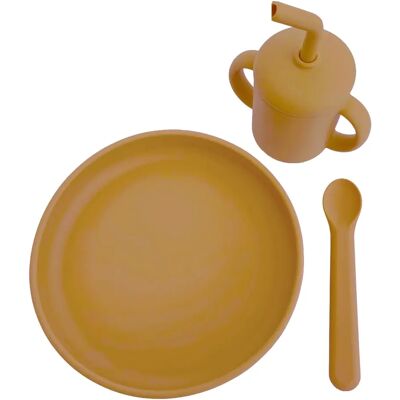 Summerville Organic Matset 3 delar Ockra Summerville Organic Matset 3 delar Ockra