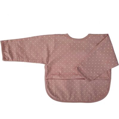 Summerville Organic Haklapp med Ärm Dotty Pale Mauve Summerville Organic Haklapp med Ärm Dotty Pale Mauve