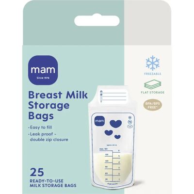 MAM Storage Bags För Bröstmjölk 180 ml MAM Storage Bags För Bröstmjölk 180 ml